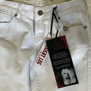 Cowgirl Tuff Co. White Jeans